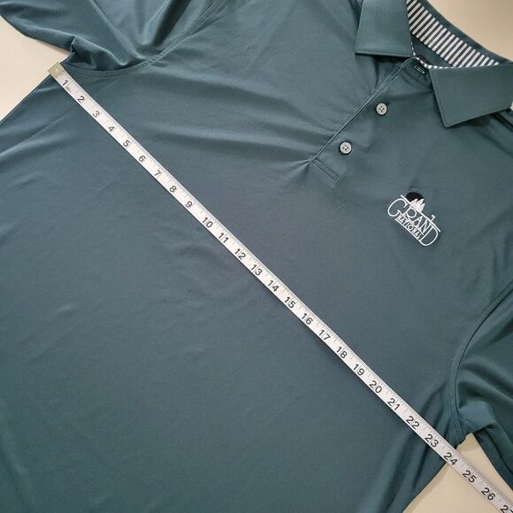 Footjoy Men's Hunter Green Short Sleeve ProDry® Performance Golf Polo - Picture 6 of 16